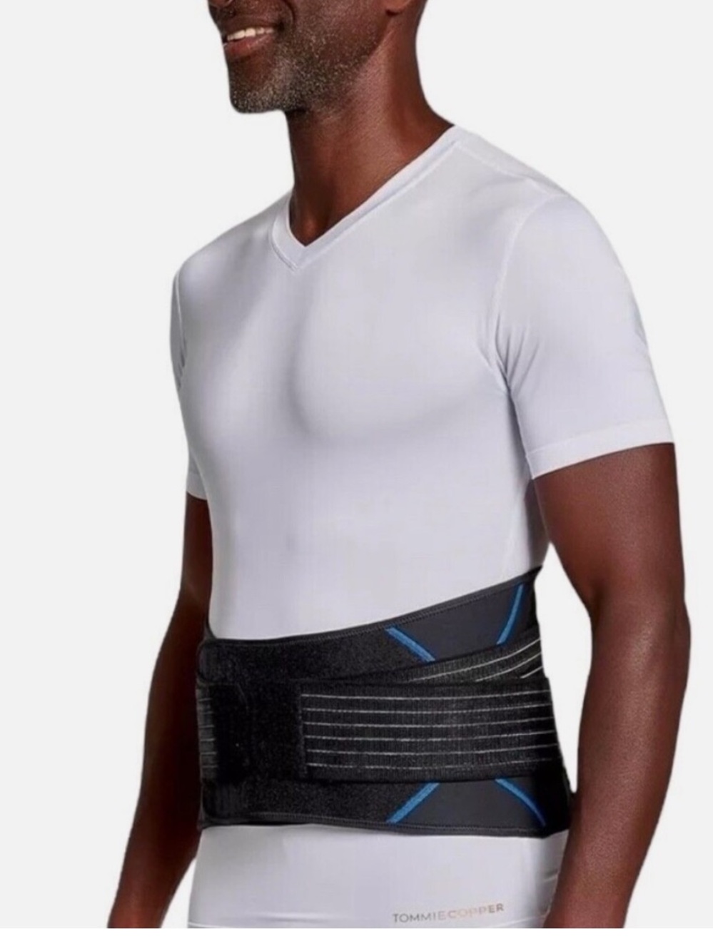 Tommie Copper Adjustable Compression Back Brace New In Package Large / XL